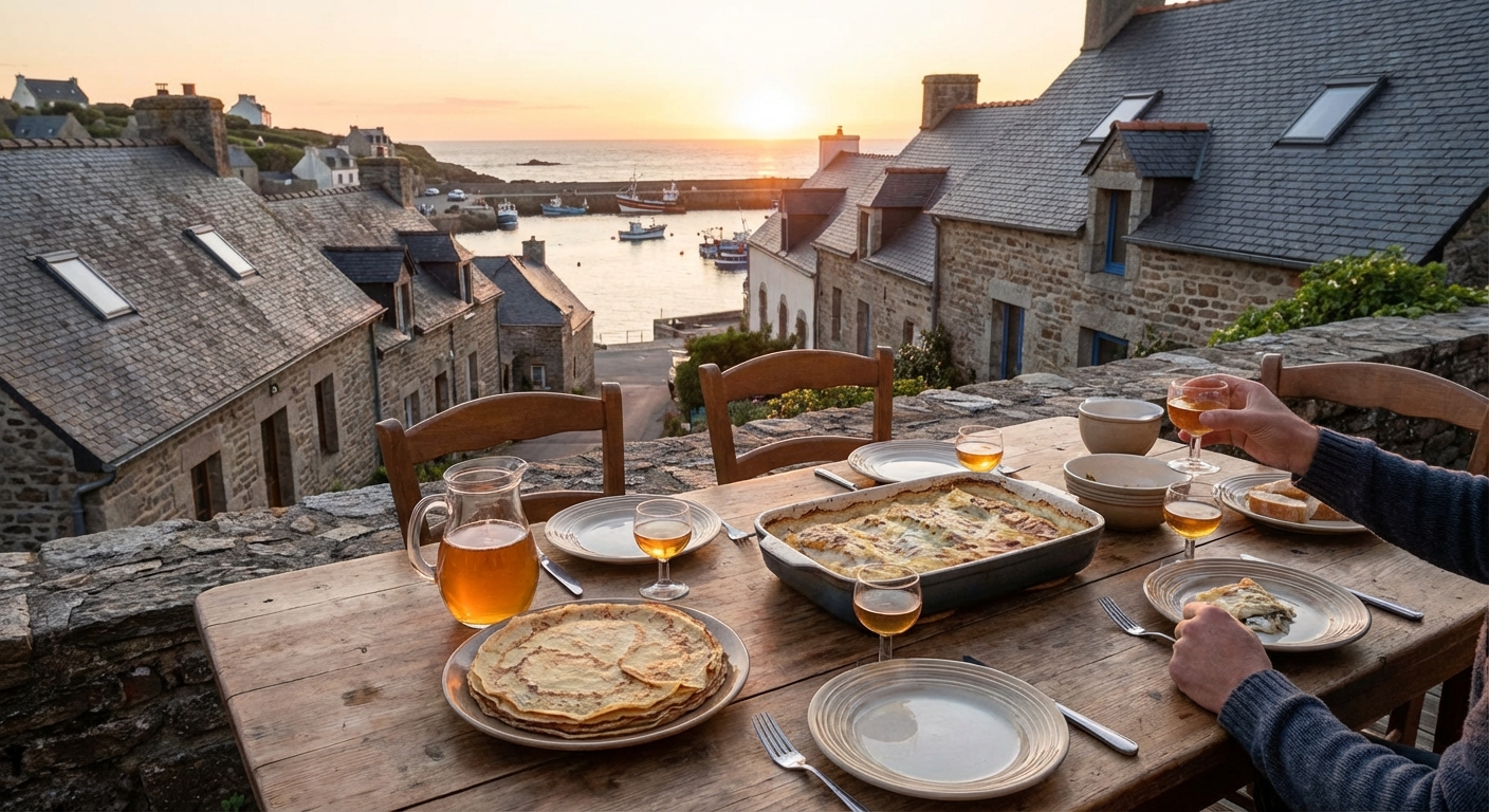explorez le village breton préféré des français et laissez-vous charmer par ses trésors cachés, son charme authentique et son ambiance chaleureuse.