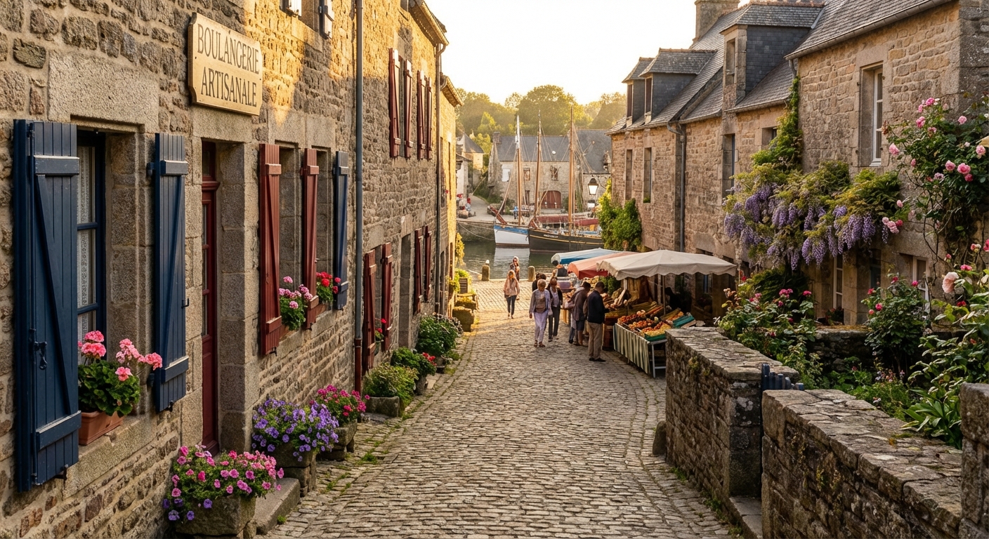 explorez le charme authentique du village breton préféré des français et laissez-vous séduire par ses trésors cachés, entre patrimoine, nature et traditions.