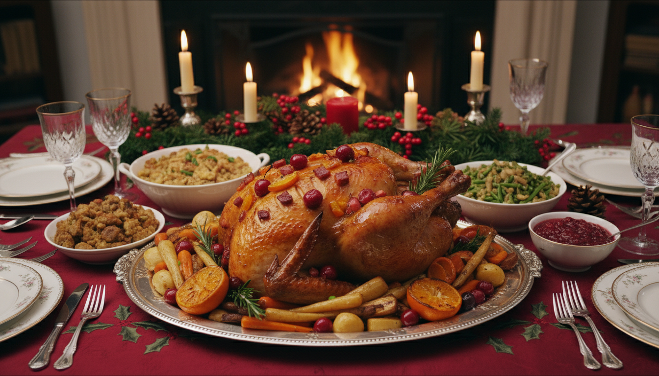 découvrez une recette de chapon de noël originale qui associe cerises, jambon fumé et oranges, une combinaison surprenante qui ne manquera pas de susciter le débat autour de votre table festive.