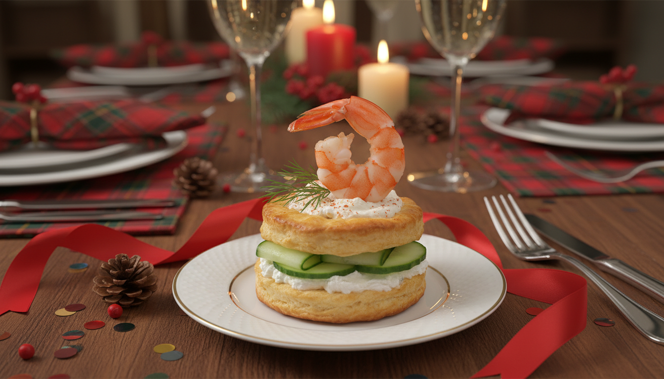 découvrez ces bouchées de crevettes croustillantes et sans cuisson au four, parfaites pour émerveiller vos invités lors du réveillon.