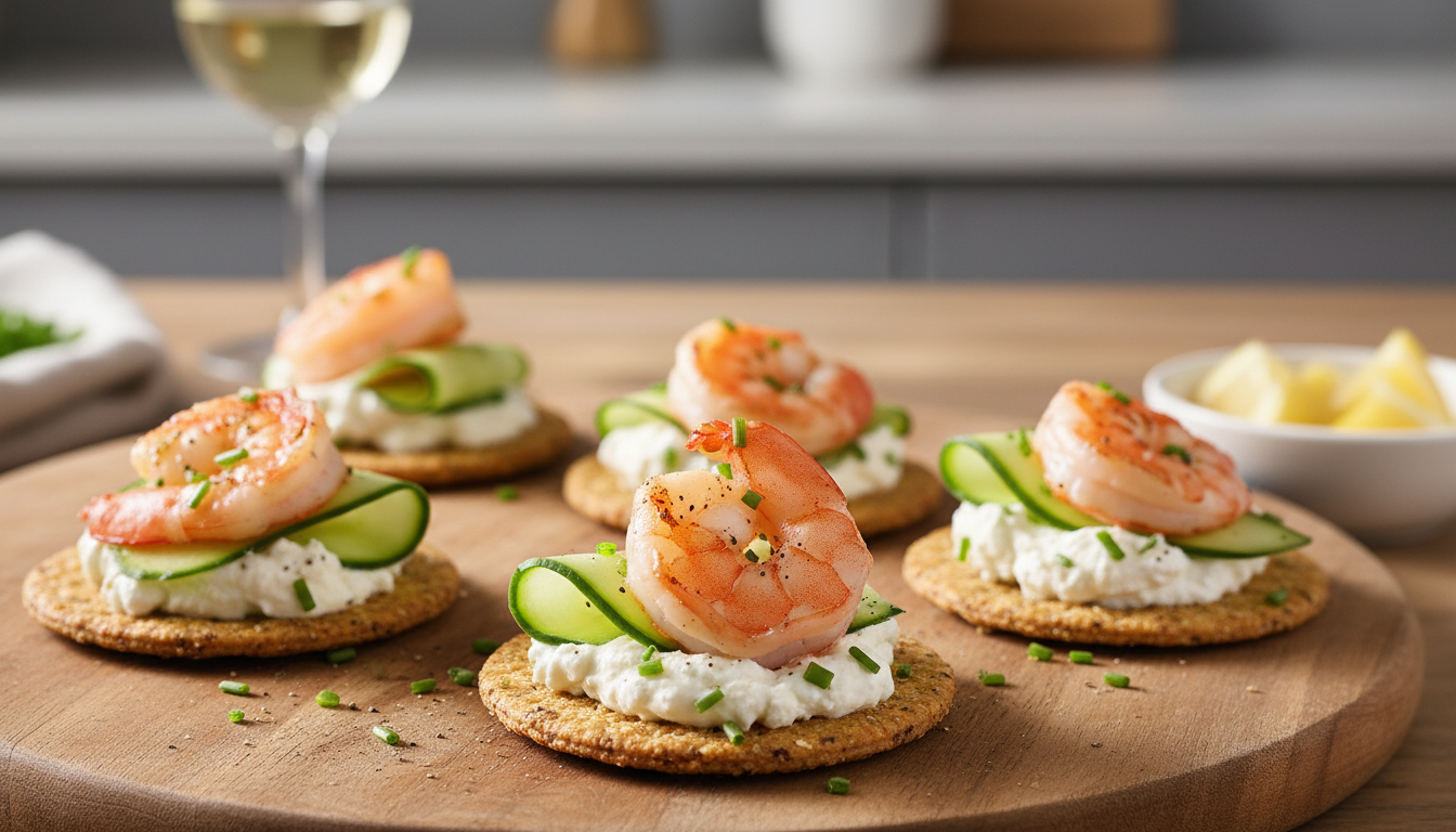 découvrez nos bouchées de crevettes croustillantes, prêtes sans cuisson au four, parfaites pour émerveiller vos invités lors du réveillon.