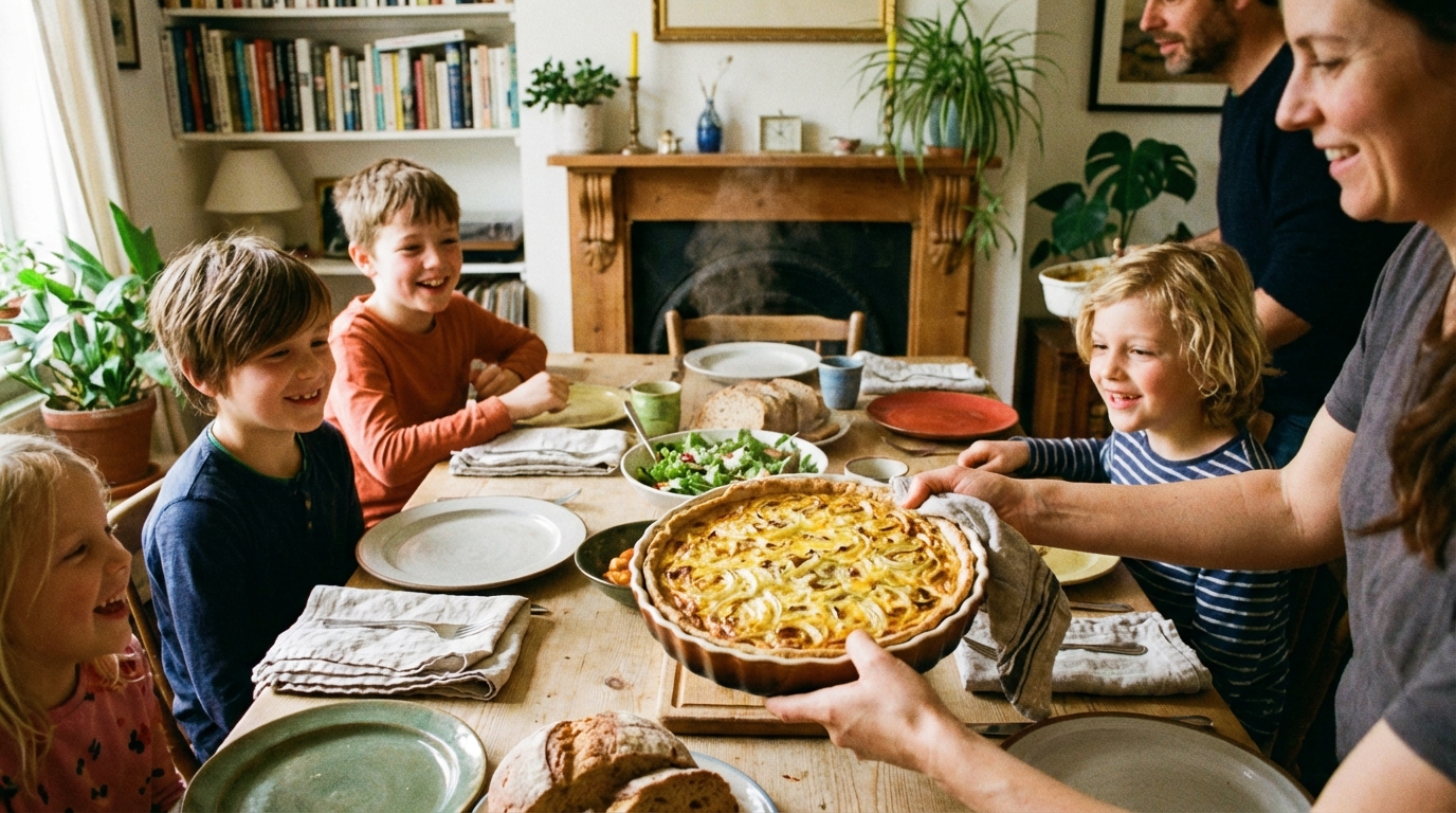 découvrez une quiche aux oignons savoureuse qui séduira même ceux qui n'aiment pas les légumes, alliant goût et simplicité pour un repas réussi.