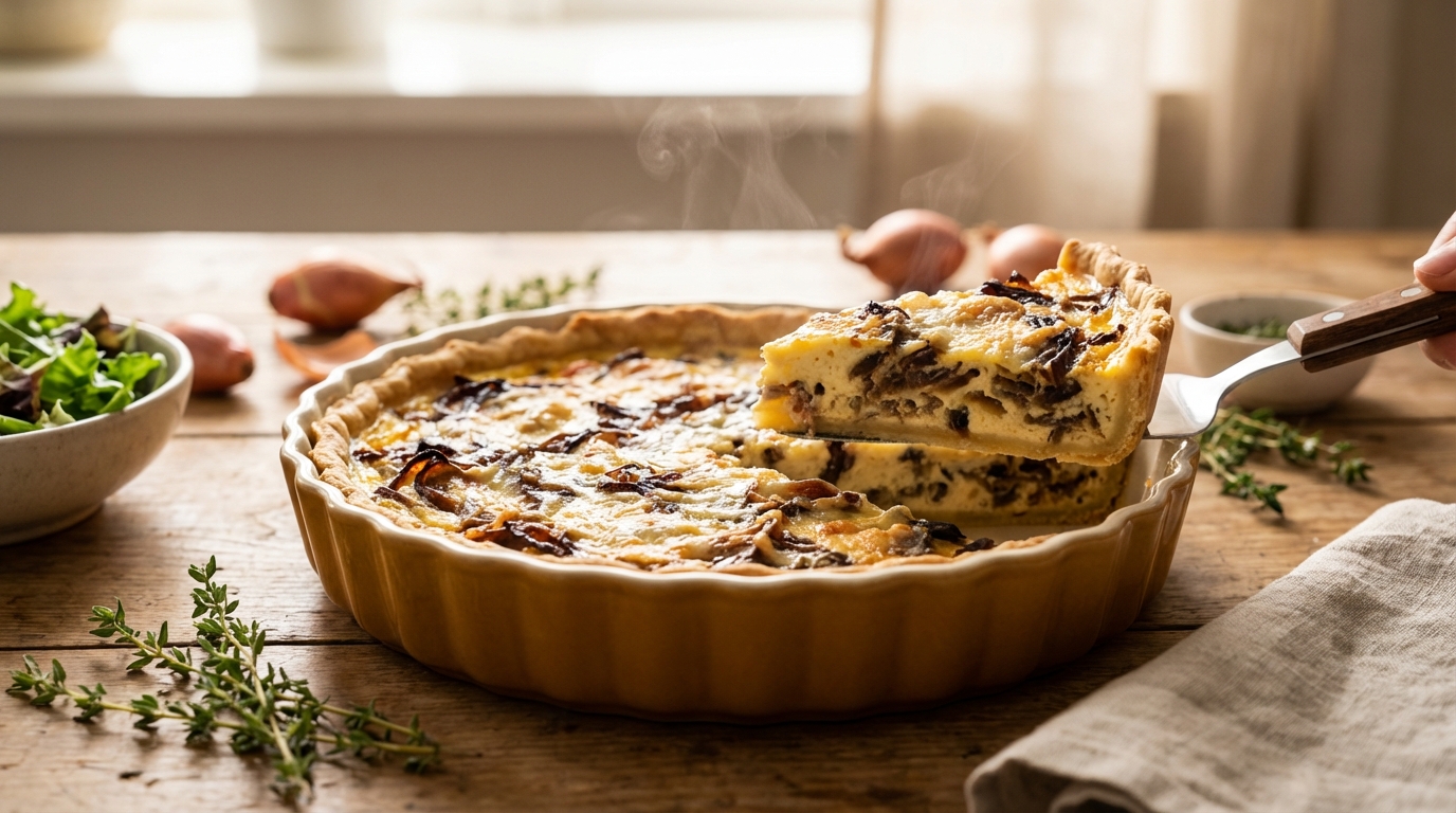 découvrez cette quiche aux oignons savoureuse qui séduit même ceux qui n'aiment pas les légumes, une recette simple et délicieuse à essayer dès maintenant.