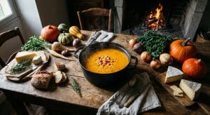 savourez la recette du potage brighton au lard fumé, une soupe réconfortante parfaite pour réchauffer corps et âme lors des journées fraîches.