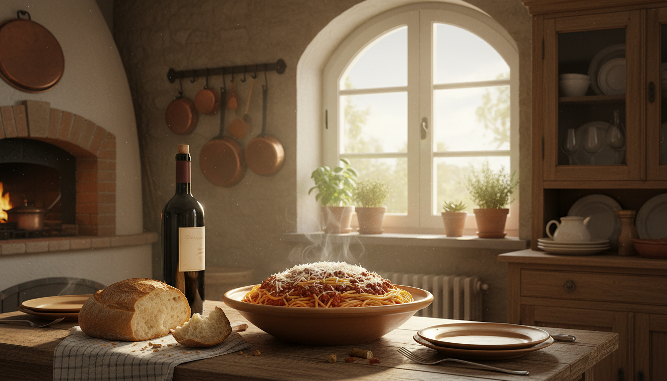 savourez nos spaghettis bolognaise authentiques, généreusement nappés de fromage italien râpé pour une explosion de saveurs traditionnelles.