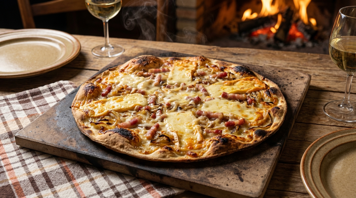 découvrez nos tartes flambées gourmandes d'alsace, garnies d'oignons caramélisés et de fromage fondant, pour un délice authentique et savoureux.