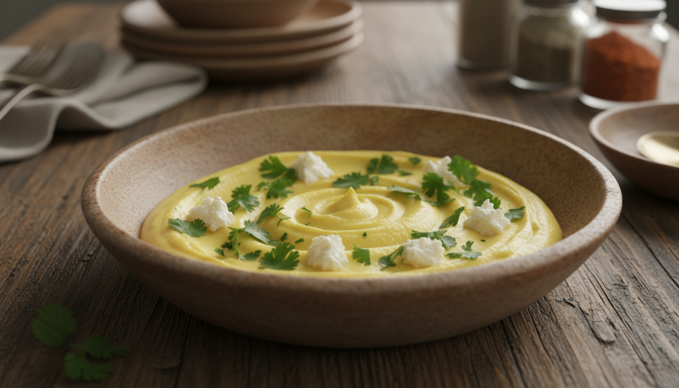 découvrez notre recette savoureuse de purée de rutabaga à la coriandre et au fromage frais, une explosion de saveurs pour un plat gourmand et original.