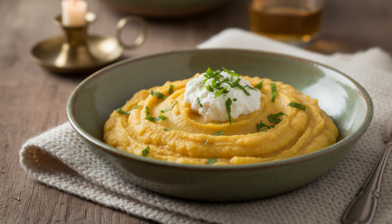 découvrez notre recette savoureuse de purée de rutabaga à la coriandre et fromage frais, un plat onctueux et parfumé pour régaler vos papilles.