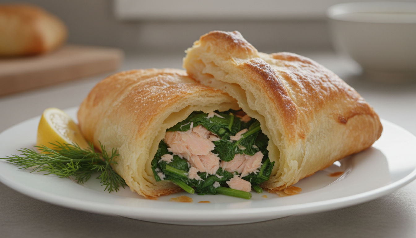 découvrez notre recette gourmande et légère de délice feuilleté au saumon frais et épinards, idéale pour un repas savoureux et sain.