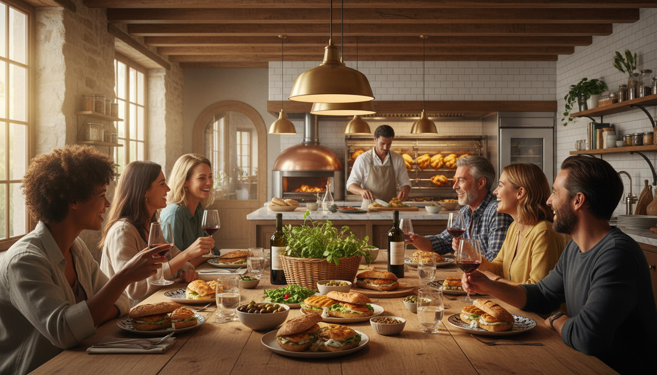 savourez un délice grillé avec notre sandwich au poulet et fromage bleu, alliant saveurs intenses et texture fondante pour un repas gourmand et réconfortant.