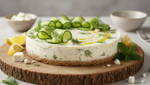 découvrez notre recette originale de cheesecake salé revisité au tzatziki, une délicieuse alternative légère et savoureuse pour vos apéritifs et repas gourmands.
