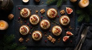 découvrez une recette gourmande d'amuse-bouches alliant le pain d'épices savoureux et le fromage frais onctueux, parfaite pour vos apéritifs épicés et raffinés.