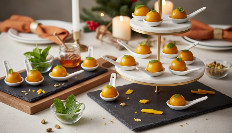 découvrez nos cuillères gourmandes alliant mangue rôtie au miel et fromage frais, pour un délicieux équilibre sucré-salé à savourer en toutes occasions.