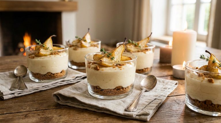 découvrez notre délicieuse mousse légère à la poire, un dessert gourmand et facile à préparer qui ravira vos papilles à chaque cuillerée.