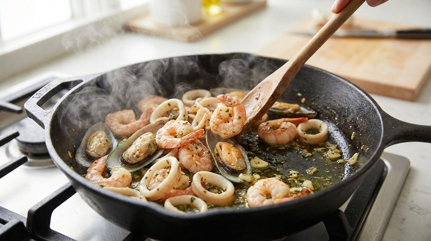 découvrez une recette savoureuse et facile de pizza aux trésors de la mer, alliant saveurs marines et pâte croustillante pour un repas gourmand et original.