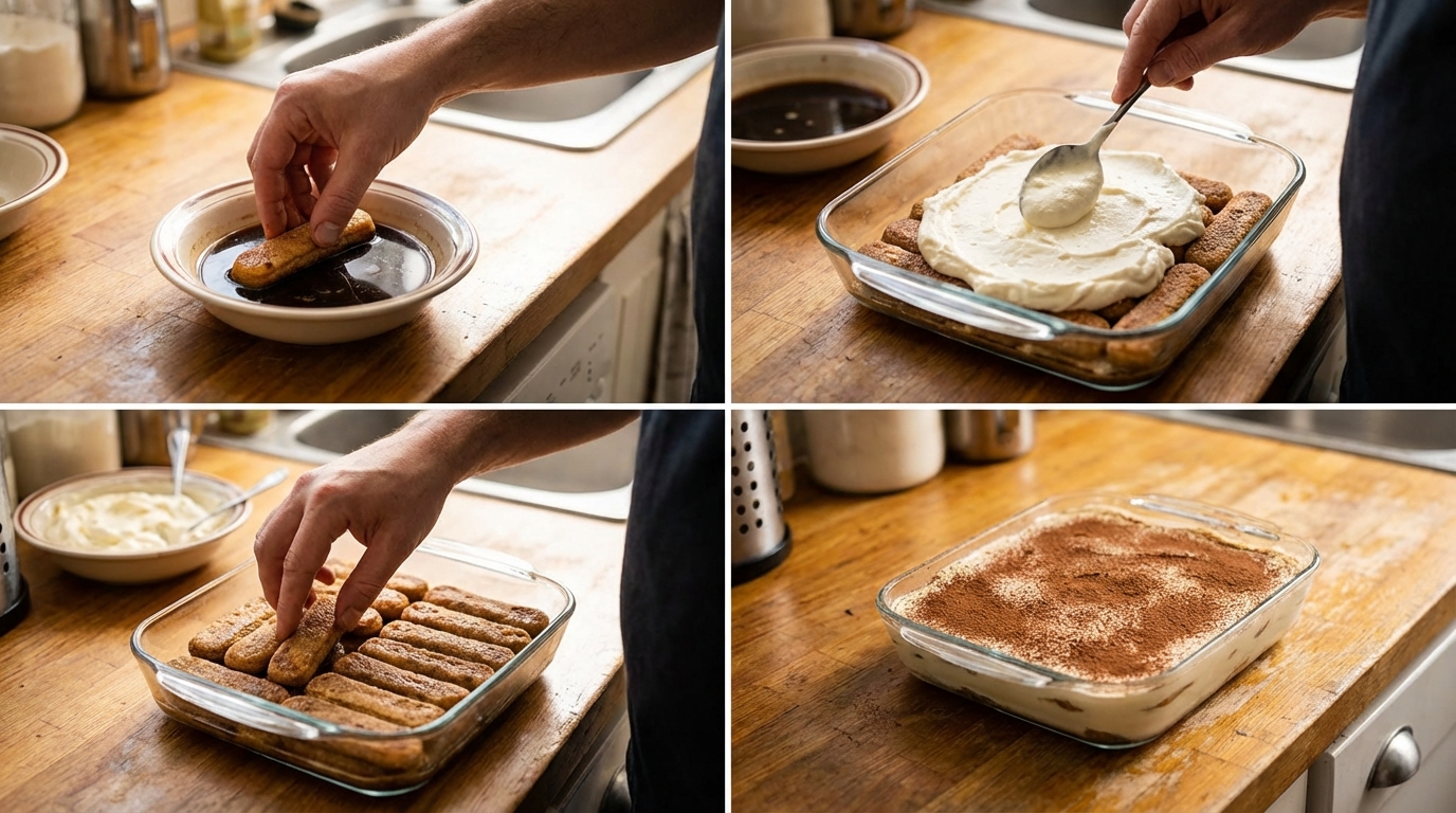 découvrez notre recette authentique de tiramisu au fromage frais, un dessert italien revisité à la française. facile à préparer, gourmand et irrésistible, à tester absolument pour vos repas en famille ou entre amis.