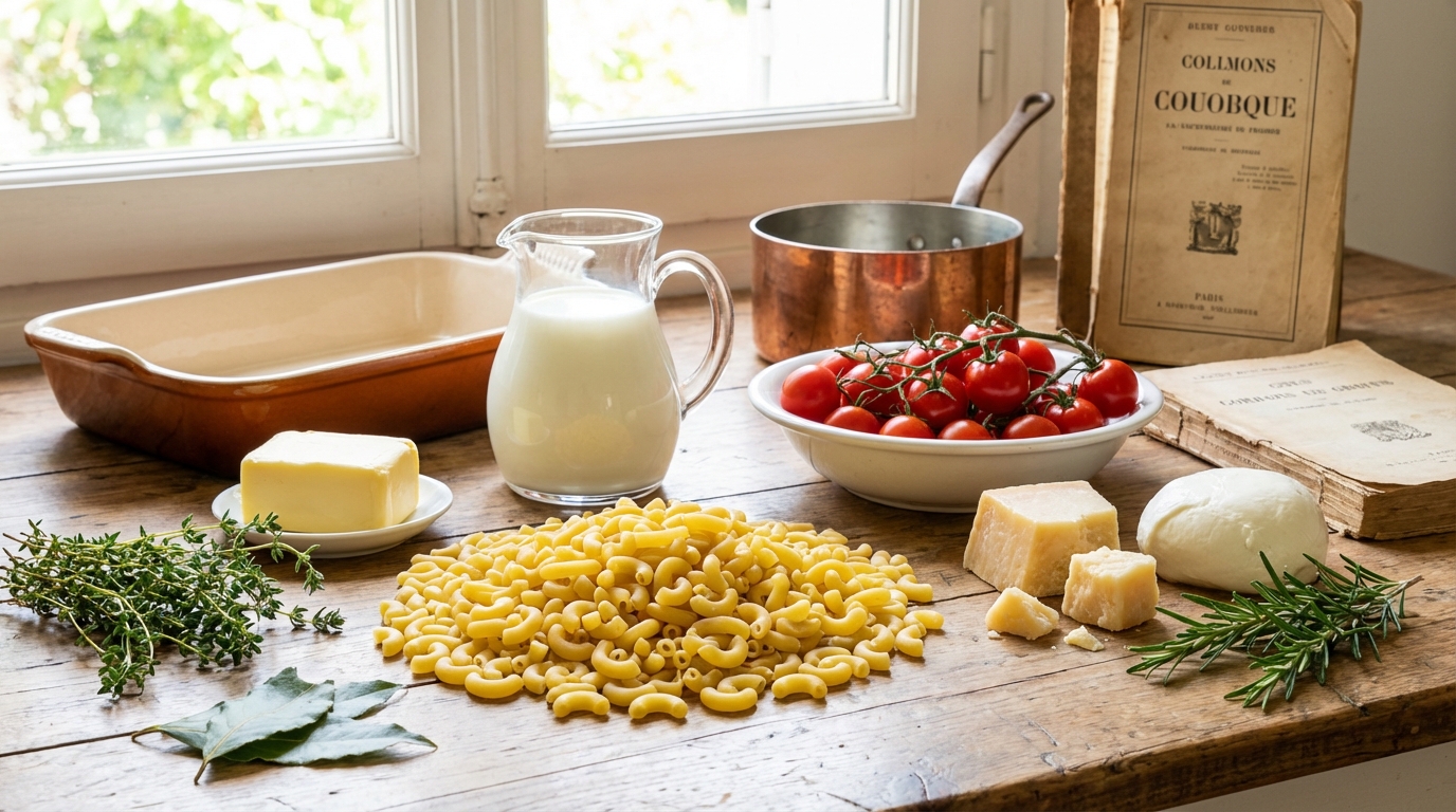 découvrez notre recette savoureuse de gratin de macaroni aux éclats de tomates cerise, un plat réconfortant et gourmand parfait pour toute la famille.