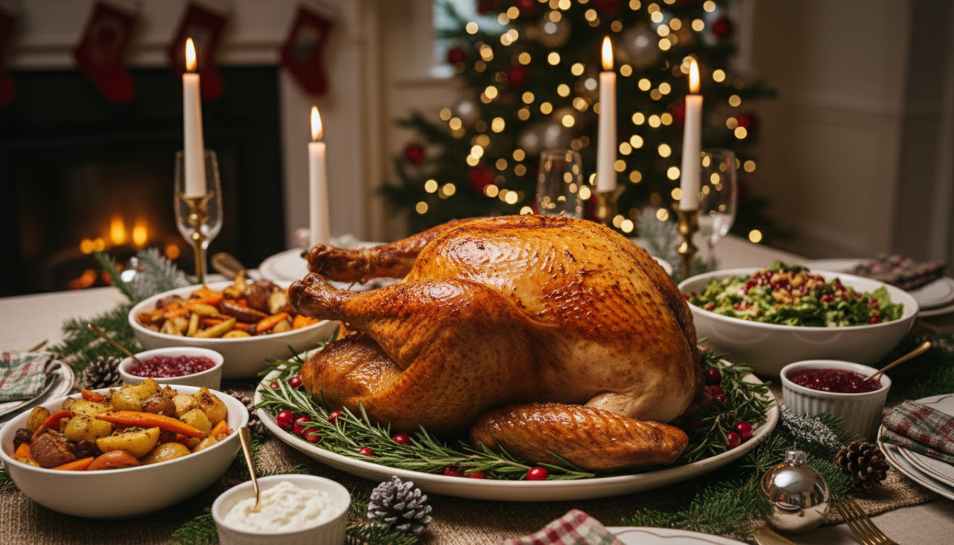 découvrez le secret révolutionnaire de julie andrieu pour des volailles de noël parfaitement juteuses et savoureuses. fini les plats desséchés, régalez-vous en famille avec ses astuces incontournables.