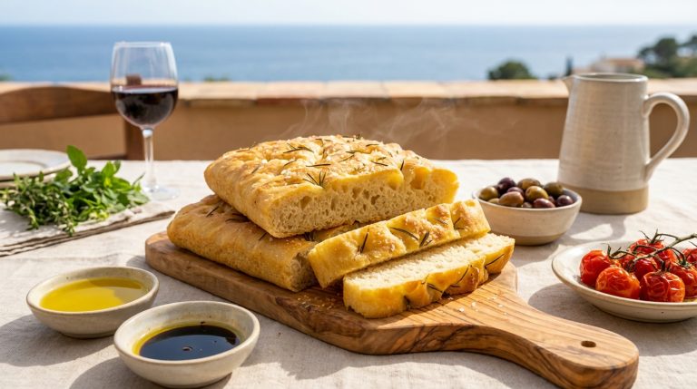 découvrez notre recette gourmande de focaccia aérienne au thym et romarin, parfaite pour un apéritif ou un repas convivial. facile à réaliser et pleine de saveurs !