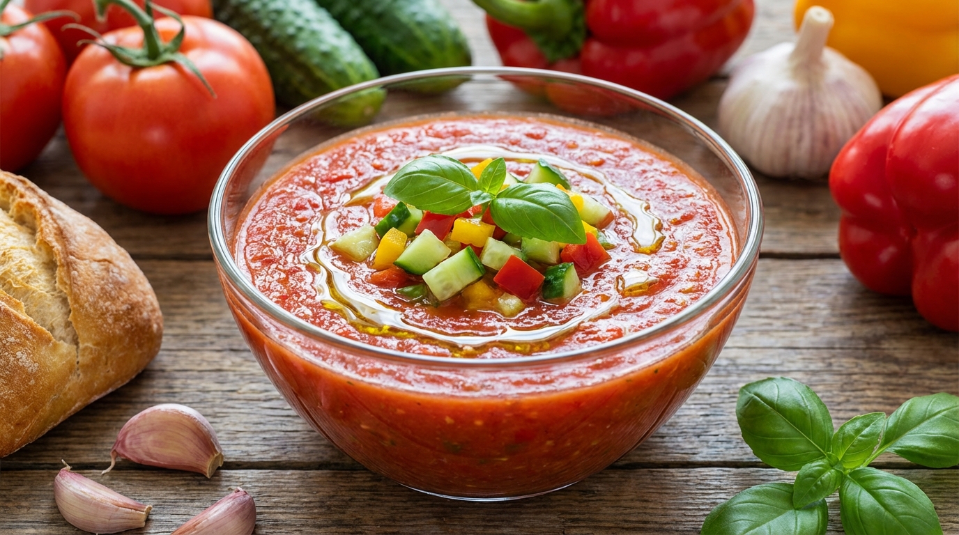 découvrez comment préparer un gaspacho maison parfait avec notre astuce pour un goût à la fois intense et léger. idéal pour rafraîchir vos repas d'été avec saveur et légèreté.