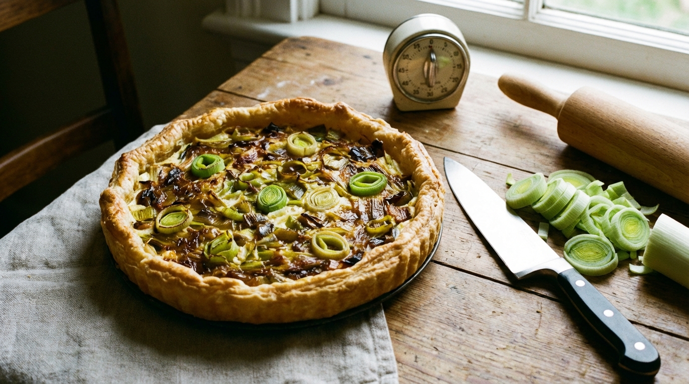 découvrez comment préparer une délicieuse tarte aux poireaux en seulement 30 minutes. une recette rapide et facile qui vous garantira un résultat bluffant à chaque fois !