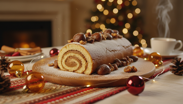 découvrez la bûche aux marrons incontournable, un dessert gourmand et magique à préparer la veille pour un noël féerique et inoubliable.