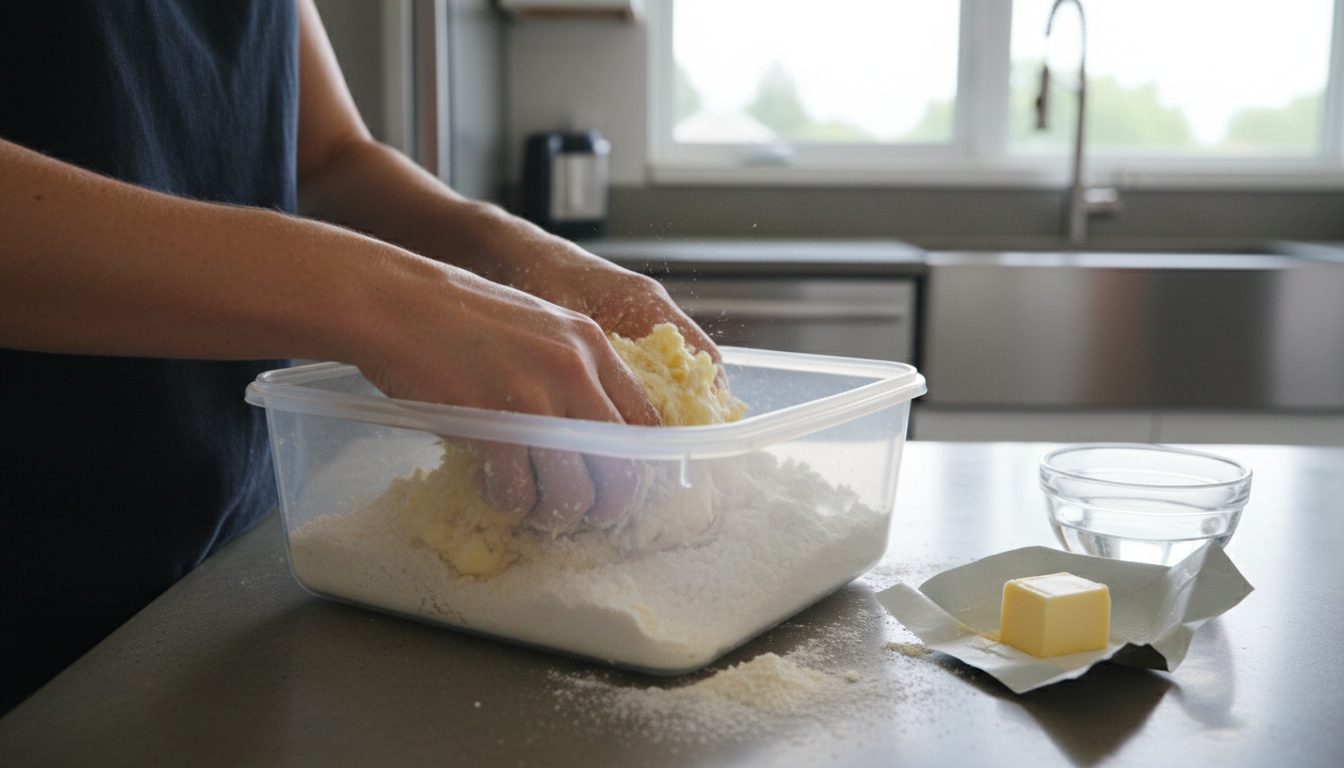 découvrez l'astuce incroyable pour préparer votre pâte à tarte maison en seulement 2 minutes grâce à une simple boîte, rapide et facile pour des desserts délicieux.