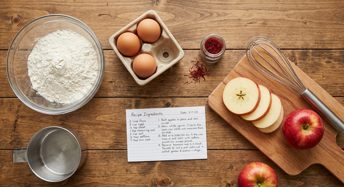 découvrez le gâteau pommes-safran, une douceur élégante qui réveille vos pauses gourmandes avec des saveurs raffinées et originales.