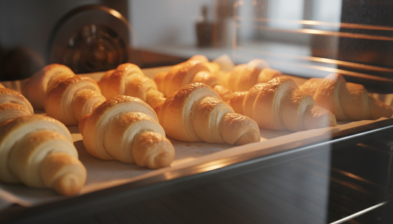 découvrez nos mini croissants feuilletés au jambon et mozzarella, le délice doré parfait pour enchanter vos apéros de noël avec une saveur gourmande et festive.
