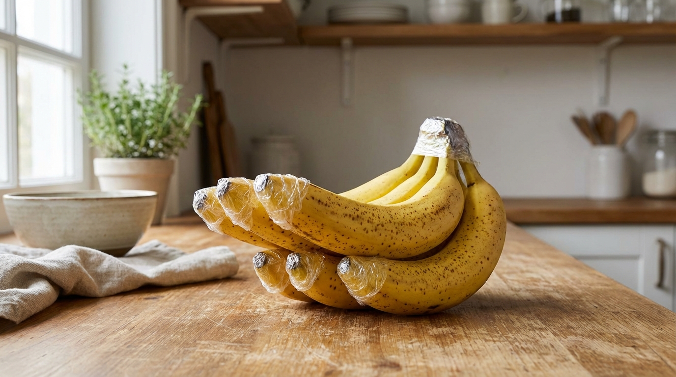 découvrez mon astuce simple et efficace pour conserver vos bananes fraîches et éclatantes plus longtemps, sans qu'elles ne noircissent.