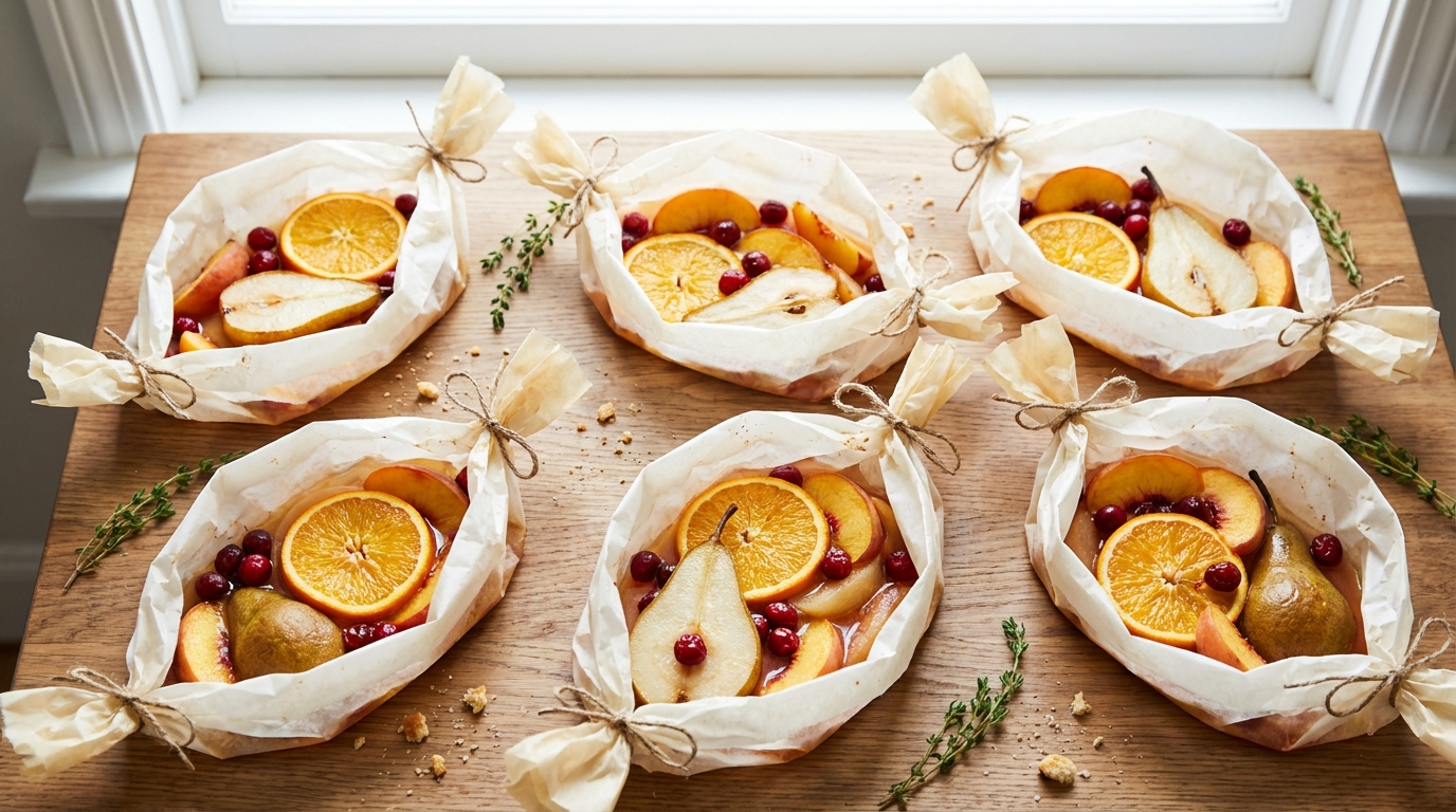 découvrez notre recette facile de papillotes fruitées à l’orange, une gourmandise légère et saine pour se faire plaisir sans culpabiliser.