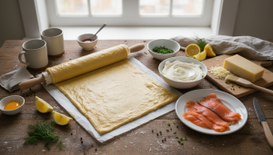 découvrez la recette apéritive irrésistible alliant pâte feuilletée, fromage et saumon, idéale pour sublimer vos toasts de noël et épater vos invités.