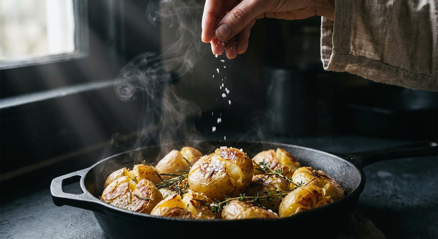 découvrez le secret simple et infaillible pour des pommes de terre au four parfaitement croustillantes à chaque fournée. astuces faciles pour réussir vos recettes à coup sûr !