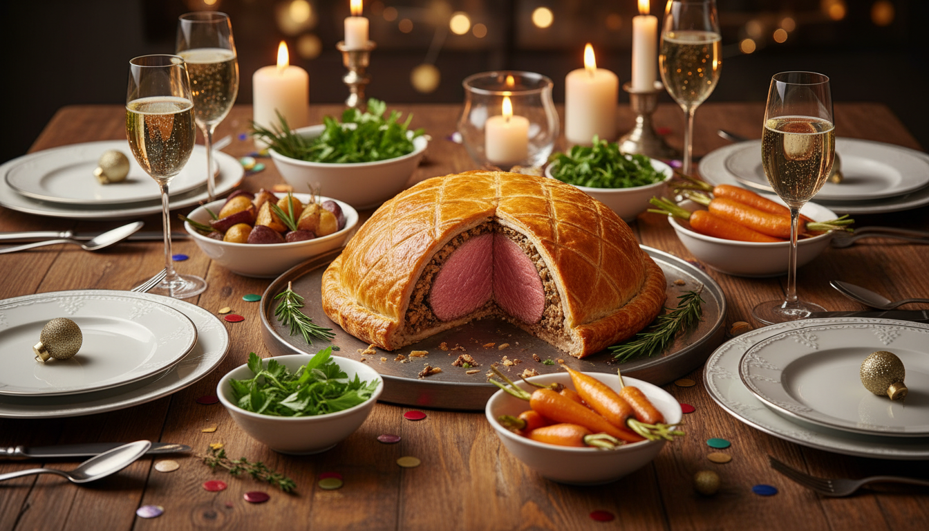 découvrez comment réussir un bœuf wellington grandiose pour un réveillon inoubliable, inspiré des recettes de gordon ramsay, et éblouissez vos convives avec un plat d'exception.