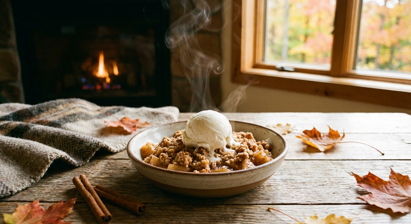 découvrez notre recette facile et rapide de crumble pommes-cannelle, prête en seulement 10 minutes pour un délicieux retour en enfance gourmand et réconfortant.