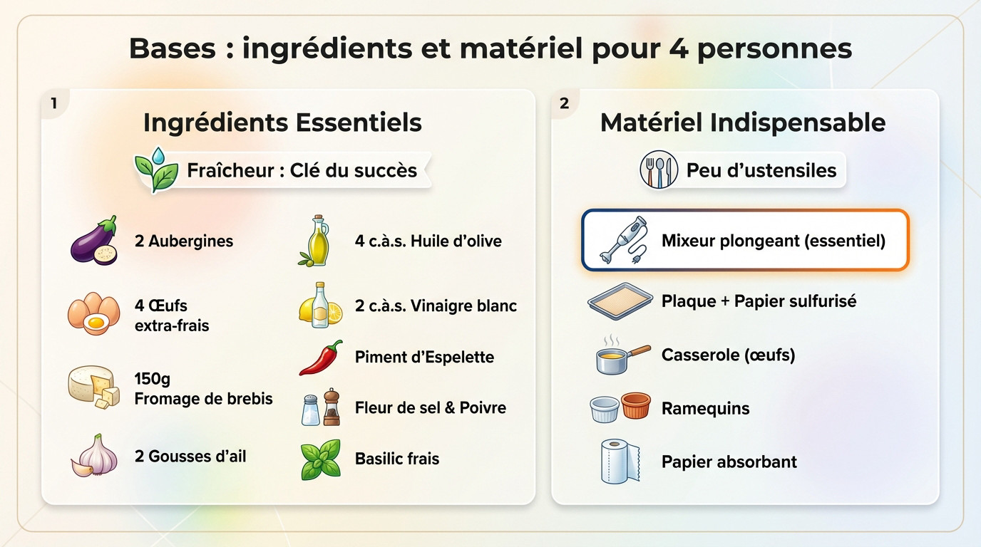 Ingrédients frais pour <strong width=