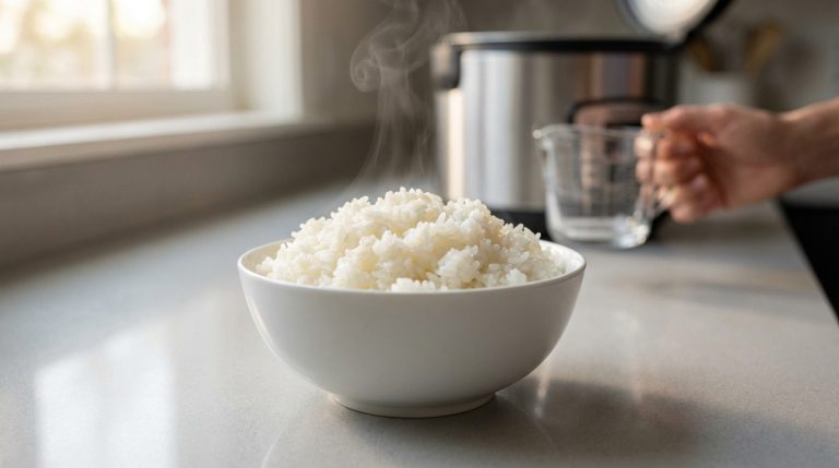 Cuisson de riz parfait avec grains détachés et texture légère