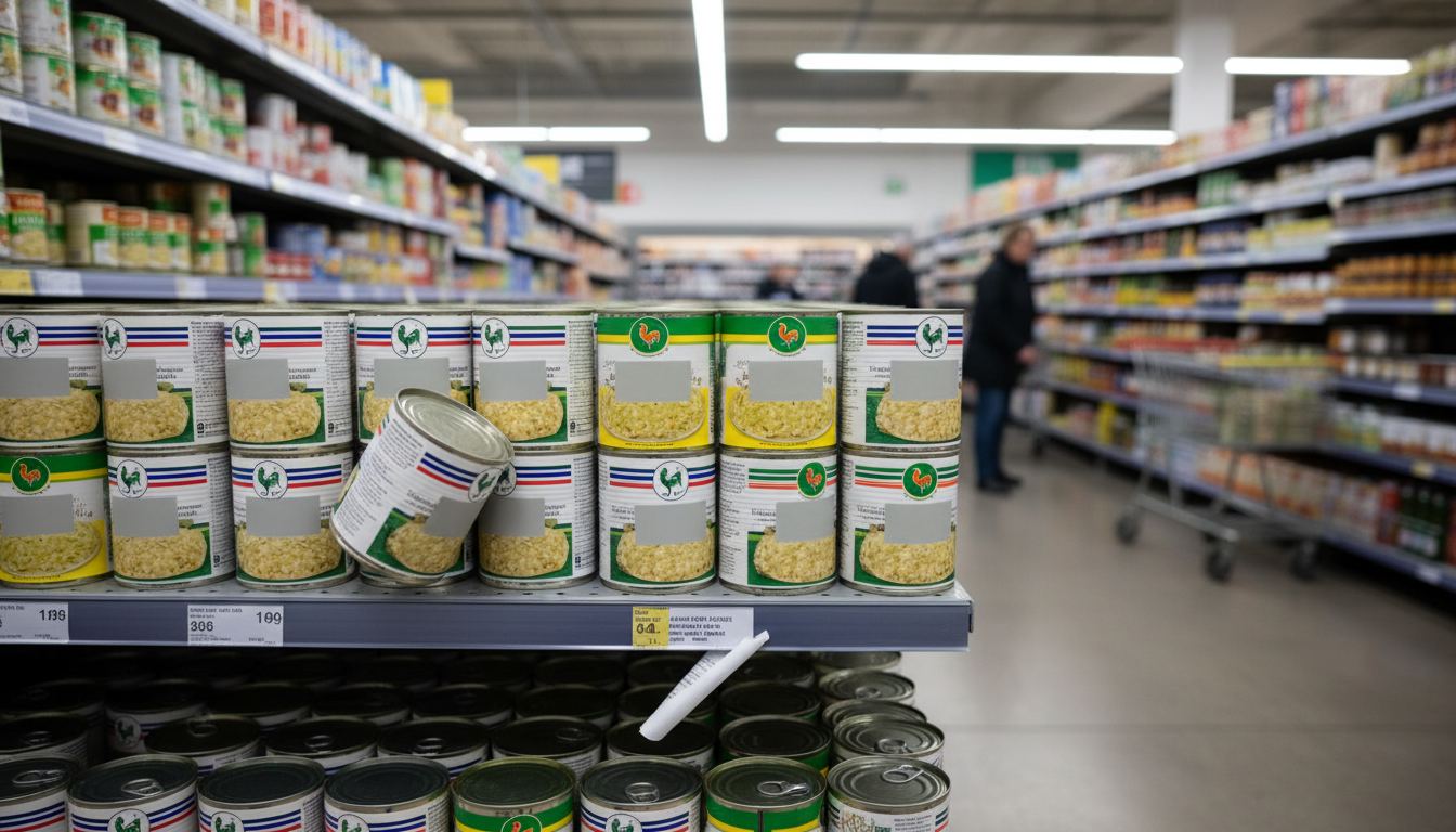 alerte produit : intermarché, auchan, leclerc et d'autres supermarchés rappellent des boîtes de choucroute suspectes pour garantir la sécurité des consommateurs. vérifiez vos achats dès maintenant.