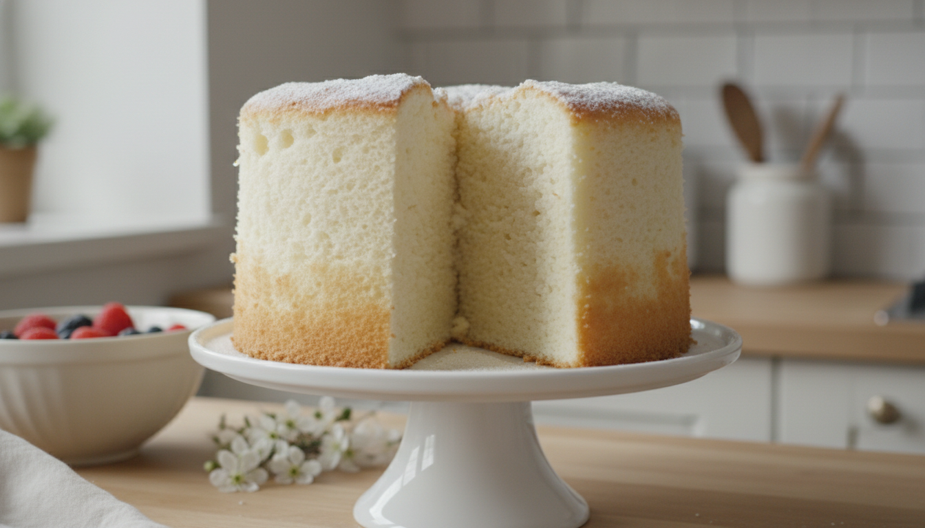 découvrez la recette gourmande et simple à préparer de l'angel cake aérien, un gâteau léger et moelleux parfait pour toutes les occasions.