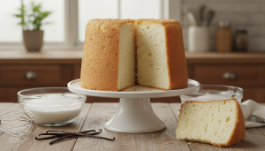 découvrez la recette facile et gourmande de l'angel cake aérien, un gâteau léger et moelleux qui ravira vos papilles en toute simplicité.