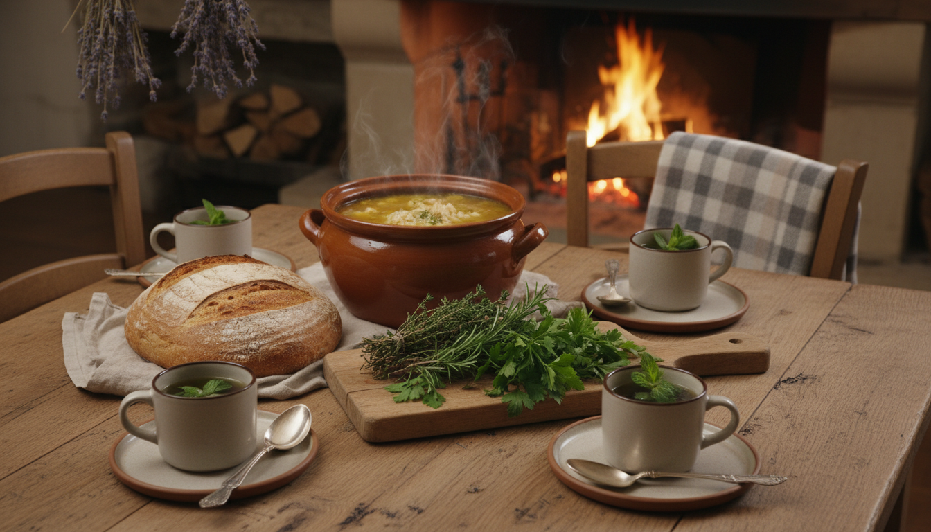 découvrez notre recette légère de bouillon de poulet aux légumes frais et riz fondant, idéale pour un repas sain et réconfortant.