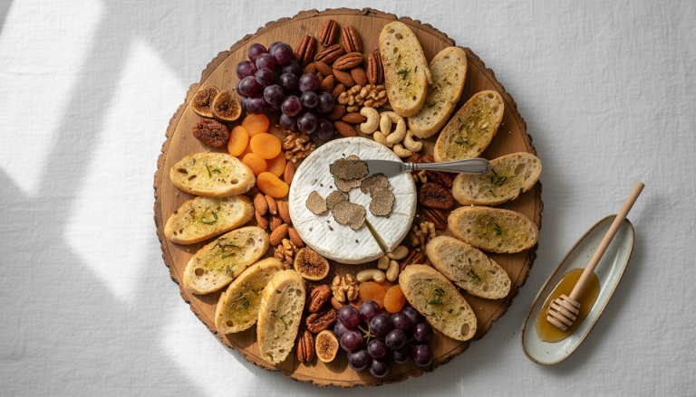 découvrez la recette maison du brie truffé, l’apéro chic et gourmand signé noémie honiat, parfait pour vos moments de partage et d’élégance.