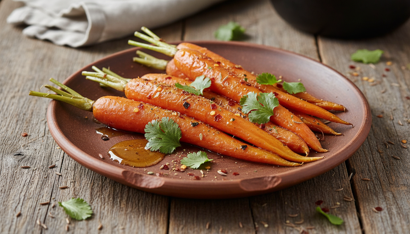 découvrez la recette des carottes rôties au miel et cumin, un plat végétal savoureux et parfumé qui surprend par son goût riche et se prête parfaitement à un repas gourmand et équilibré.
