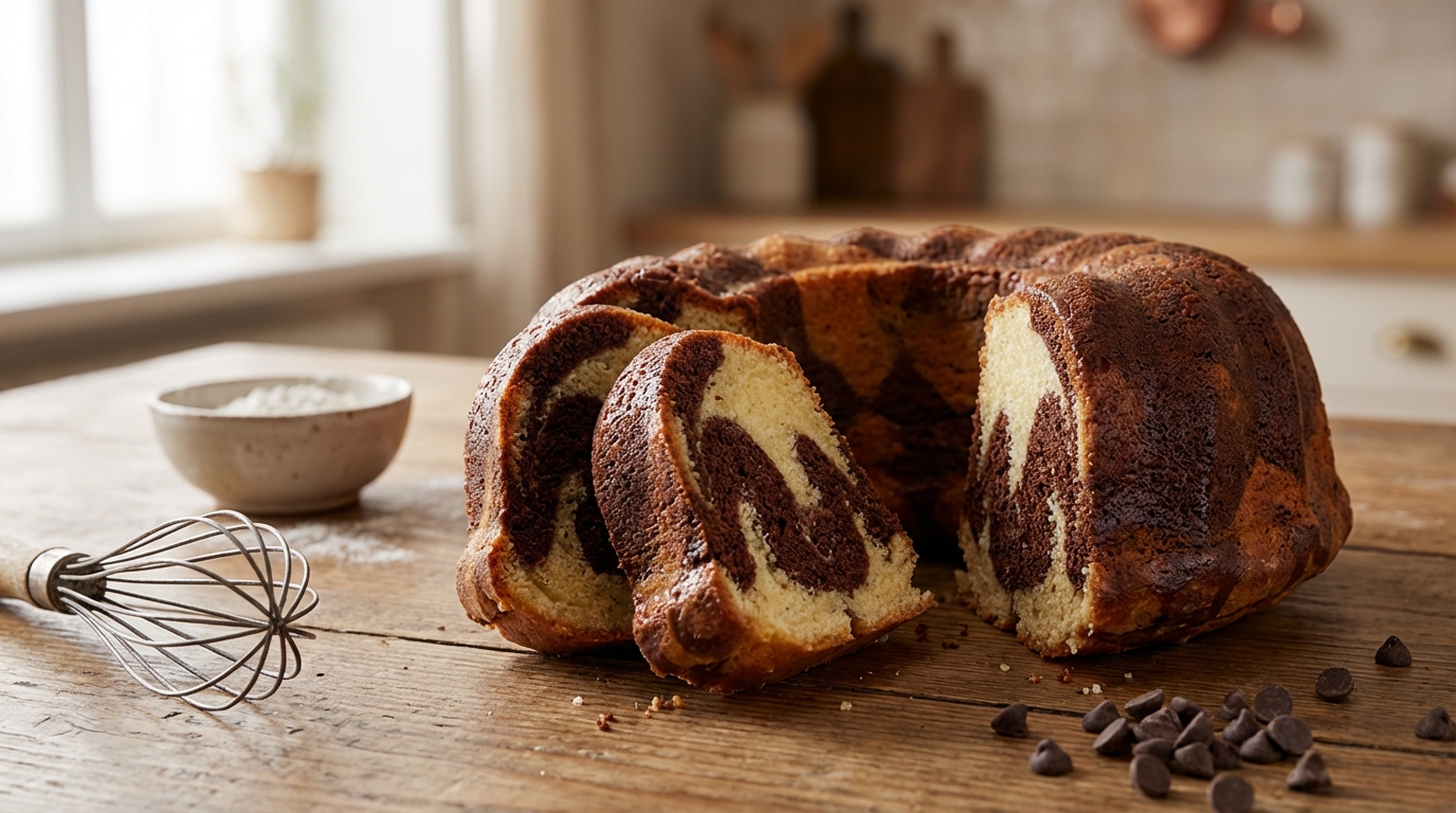 découvrez ce cake marbré simplissime à réaliser, moelleux et délicieux, qui deviendra rapidement votre gourmandise préférée.