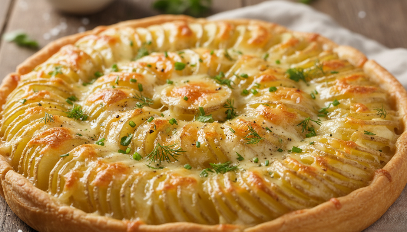 découvrez la tarte aux pommes de terre revisitée avec une astuce secrète réservée aux grands chefs, pour un plat simple mais plein de saveurs exceptionnelles.