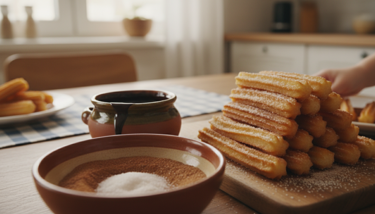 découvrez la recette des churros maison fumants, un goûter convivial et gourmand qui ravit petits et grands. facile à réaliser, parfait pour partager un moment de plaisir en famille.