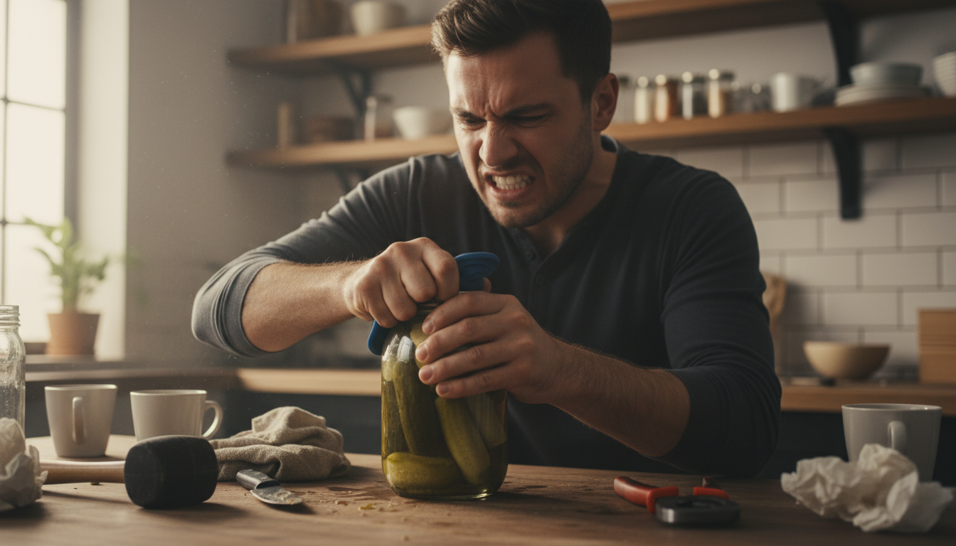 découvrez comment débloquer un bocal coincé en comprenant la pression exercée et en appliquant une astuce infaillible pour l'ouvrir facilement et rapidement.