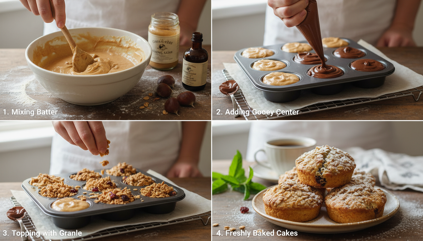 découvrez l'astuce simple pour réaliser un gâteau ultra moelleux à la crème de marrons, alliant une texture coulante et un croquant croustillant irrésistible.