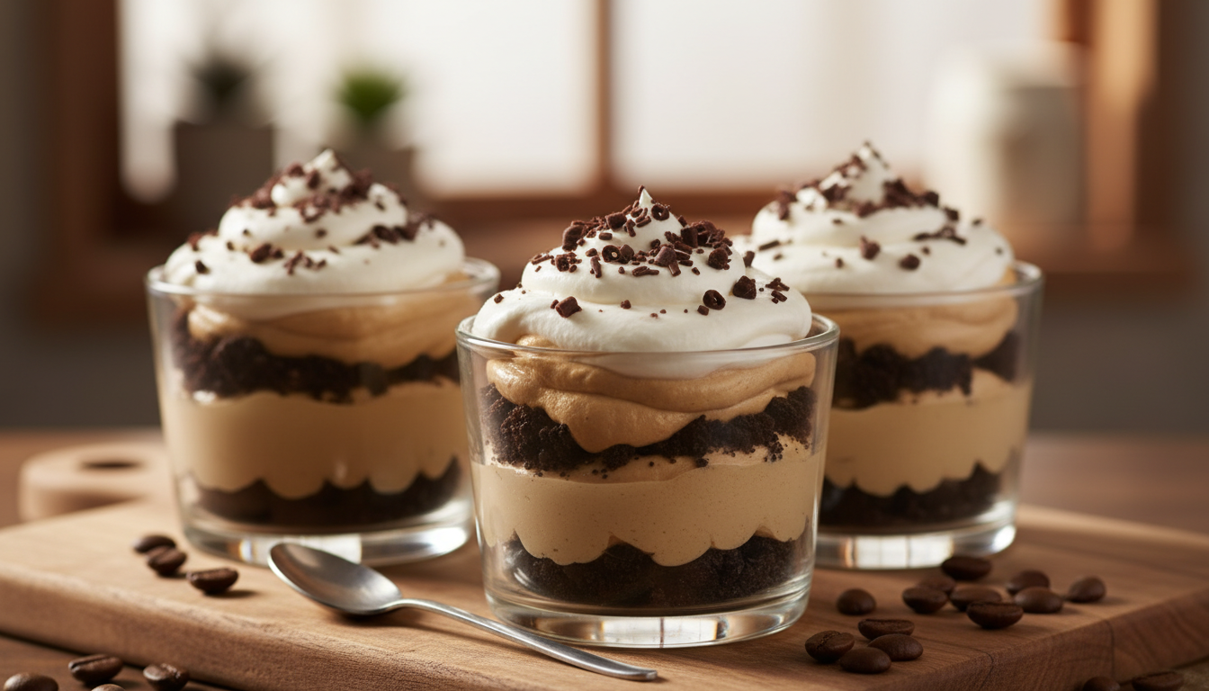 savourez une délicieuse crème dessert au café, une douceur gourmande et réconfortante, prête en moins de 15 minutes pour égayer vos moments hivernaux.