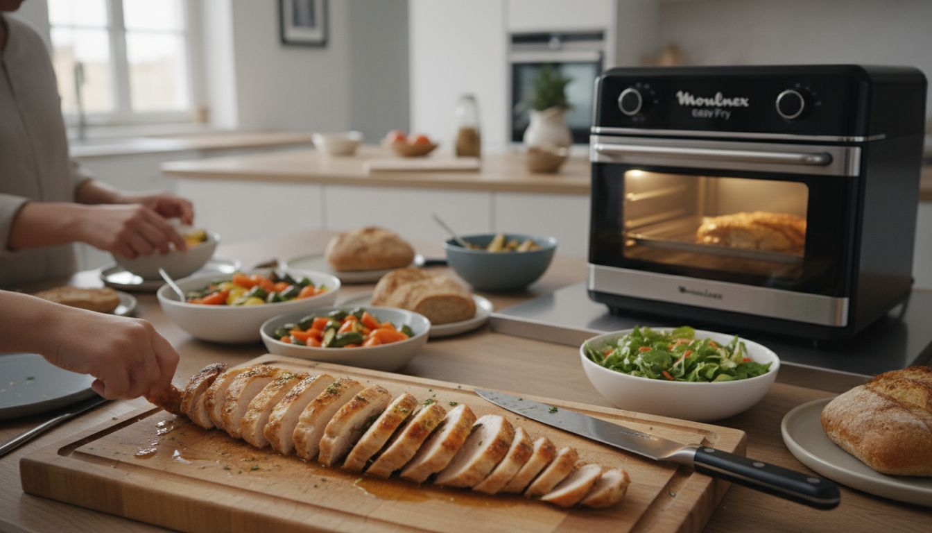 découvrez le four multifonction moulinex easy fry al605820, alliant performance et polyvalence pour cuisiner facilement des plats savoureux. idéal pour toutes vos préparations culinaires.